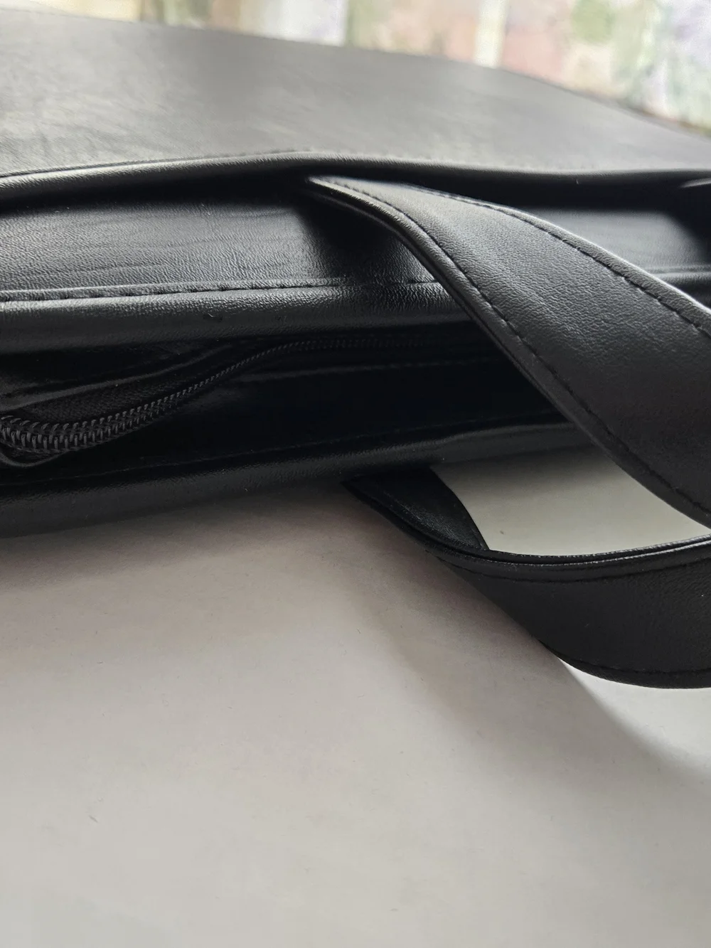 Avery Vintage Black Power Case Organizer Zipper Binder With Handles - NEW